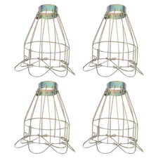 4Pcs Industrial Lamp Cover Vintage Bulb Guard for Home Bar Pendant Light