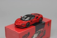 BBR 1/64 SF90 Stradale Rosso Corsa Red Diecast Car Model