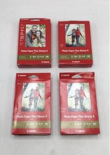 Lot of 4 NEW/SEALED Canon Photo Paper Plus Glossy II 4x6 100 Sheets Per Box 1