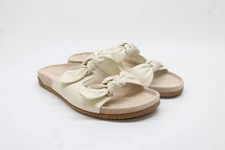 Vionic Women's Elara Slide Ivory Leather Sandals FS 11W