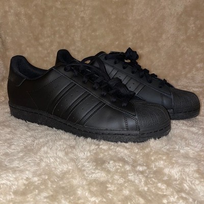 Size 11 - Adidas Superstar All Black