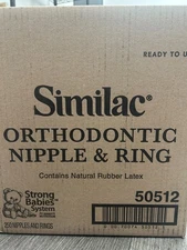 250 Similac Orthodontic Nipples and Rings, For Newborns, 50512, Exp 2027