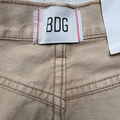BDG Jeans Sz 28 Khaki Light Tan High and Wide Baggy Skater Classic Wide Leg - Picture 6 of 11
