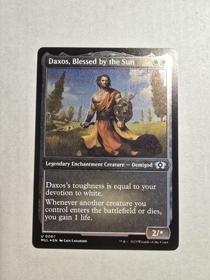 Daxos, Blessed by the Sun (Foil Etched) March of the Machine: Multiverse Legends