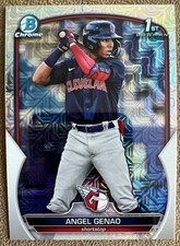 2023 Bowman Chrome Prospects Angel Genao #BCP-140 Mojo Refractor (RC) Guardians