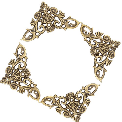 12 Stck. Hohle Ecke Dekor Schutz für Schmuck Sammelalbum Album Winkel Halterung - Bild 11 von 23