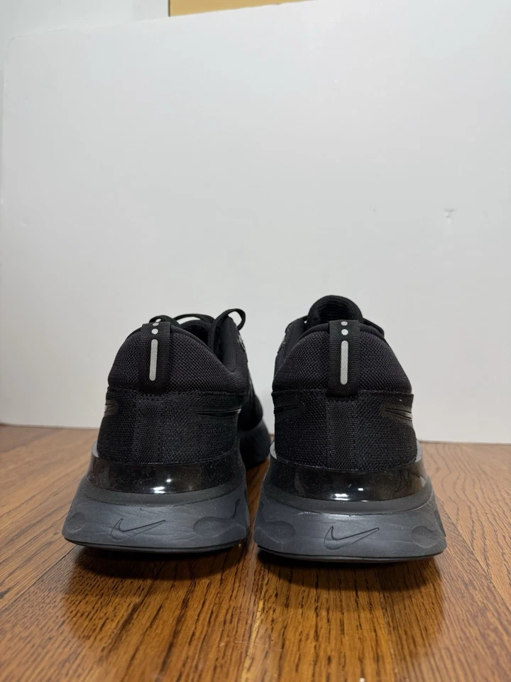 Nike React Infinity Run Flyknit 2 Black Iron Grey CT2357-003 Men’s Size 14 - Image 3 of 4