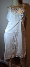 60s Vtg White Taffeta Full Slip Nwt Nos Wondermaid 36 Best Dress Lingerie