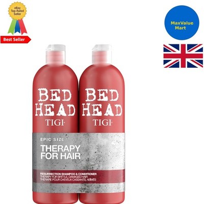 by TIGI Resurrection Shampoo & Conditioner Set - 750ml for Deep Moisture Repair