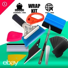 PRO Car Vinyl Wrap Tools Kit Set Micro Squeegee Felt Cutter Magnets Scratch-Free