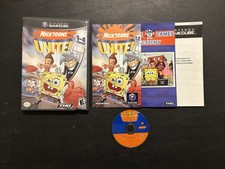 Nicktoons Unite (Nintendo GameCube, 2005) Complete CIB All Inserts Tested Works!