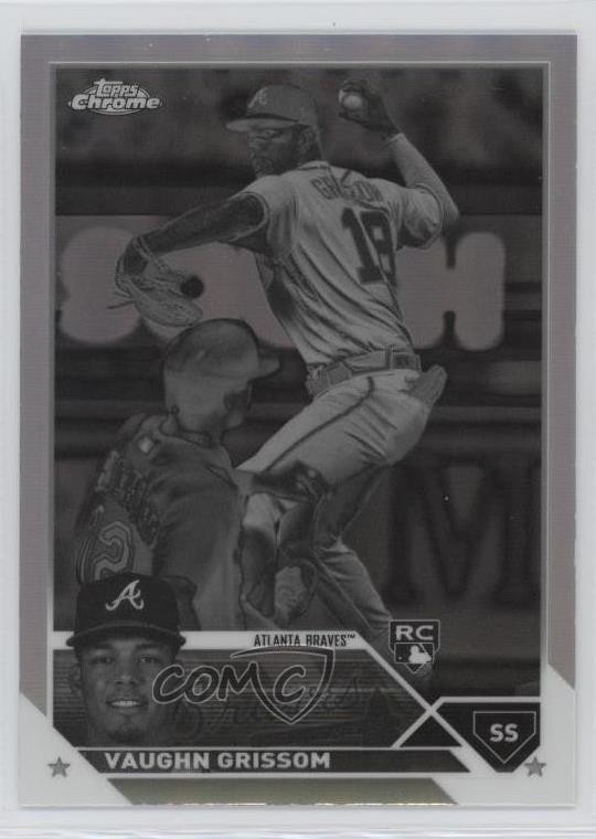 2023 Topps Chrome Negative Refractor Vaughn Grissom #48 0l8y