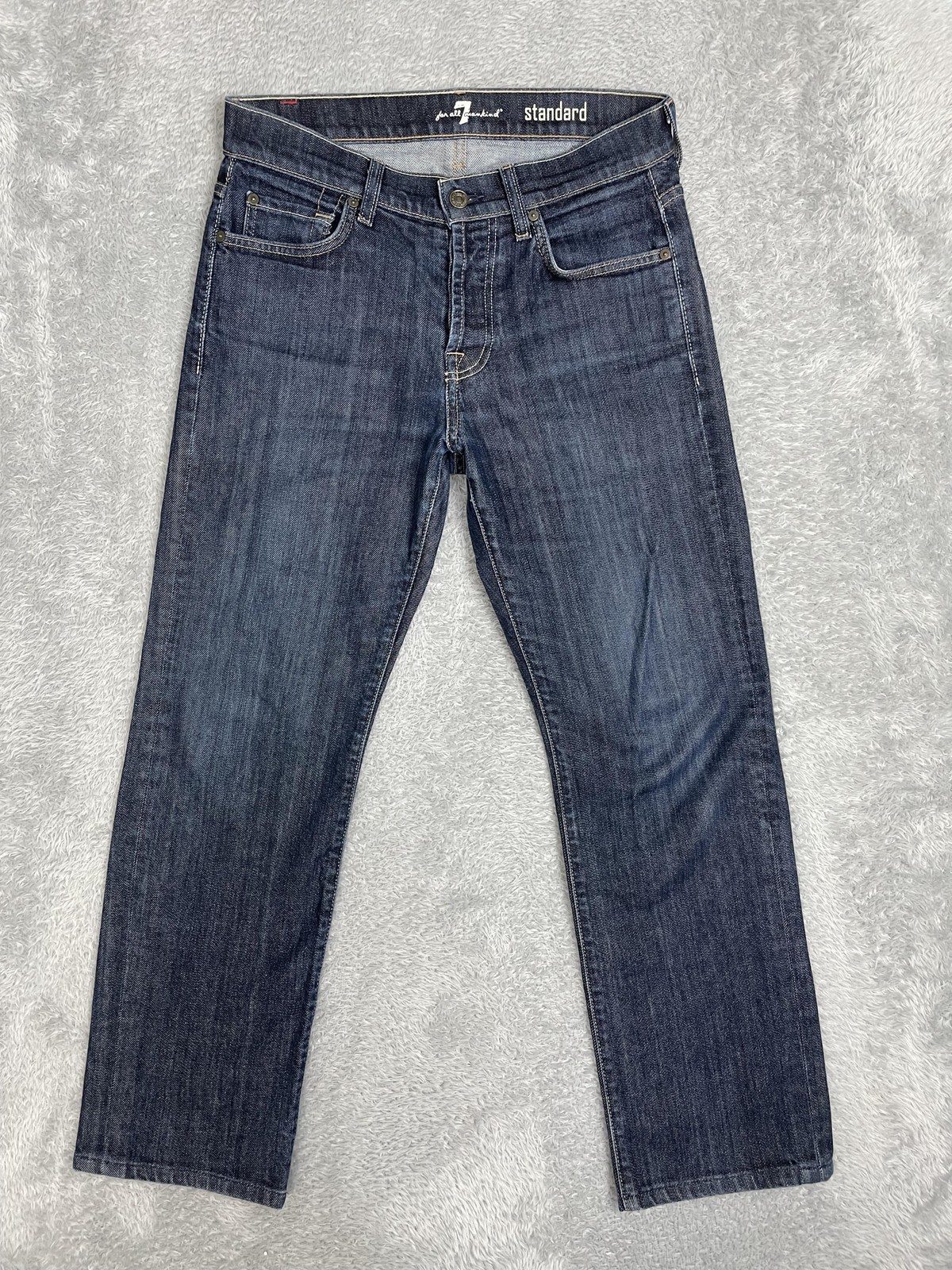 7 For All Mankind Standard Jeans Mens 30* Blue Straight Denim Medium Wash