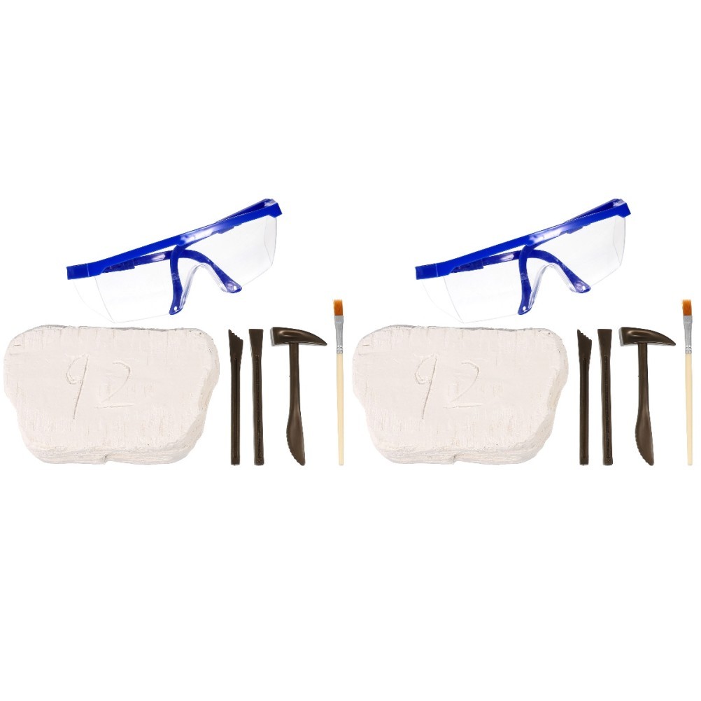 Set 2 Accessori Bambini Giocattolo Casa Dino Scavo Kit per Bambini