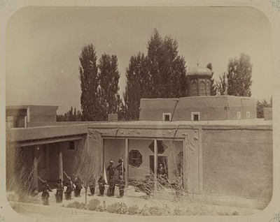 Photo:Kokand Khan,court,women,section,Assak,Uzbekistan,c1865