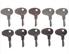 10 Pieces Ignition Key 123243 12343 for Caterpillar CAT Mitsubishi Forklift