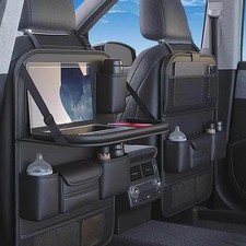 Rücksitztasche Organizer PU Leder Autositz Rückenlehnenschutz Rückenlehnentasche