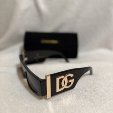 Dolce&Gabbana Black Shield Sunglasses for Women for sale | eBay display picture 1