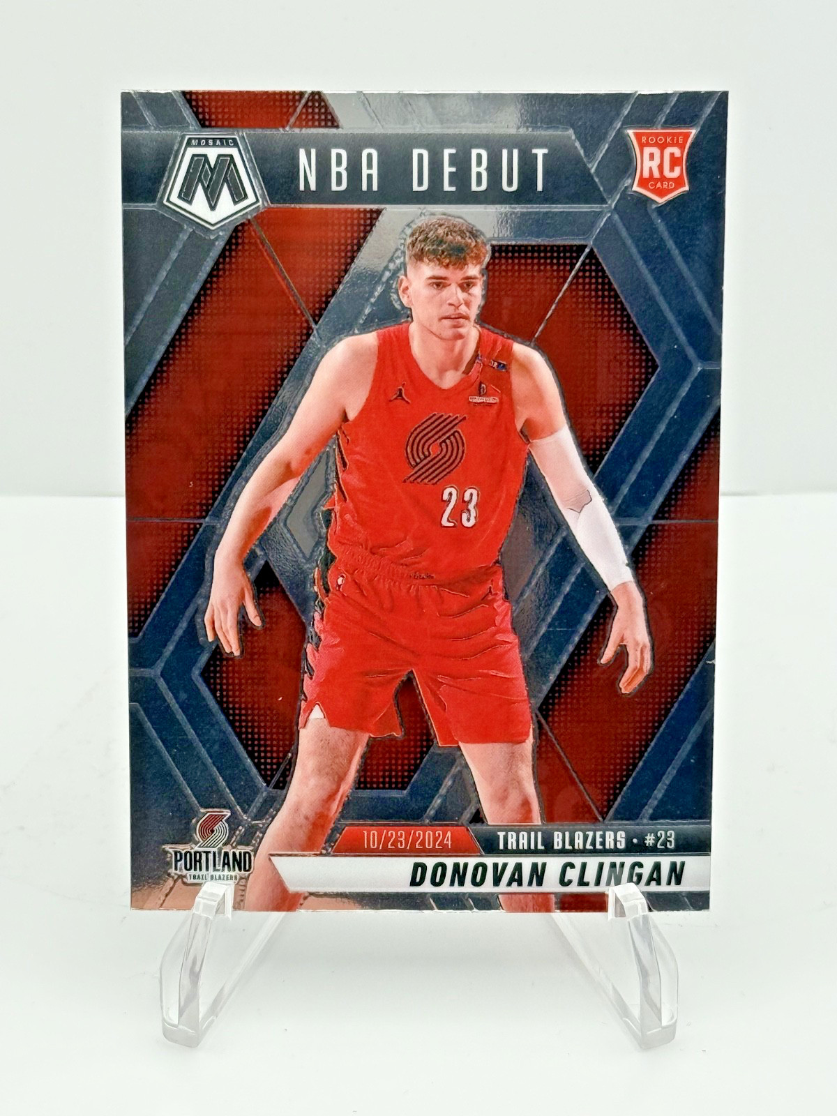 2024-25 Mosaic Basketball - Donovan Clingan NBA Debut RC #261
