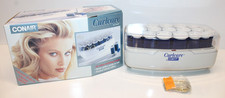 Vintage Conair Curlcare Flocked Hair Rollers Curlers CHV20R - Working