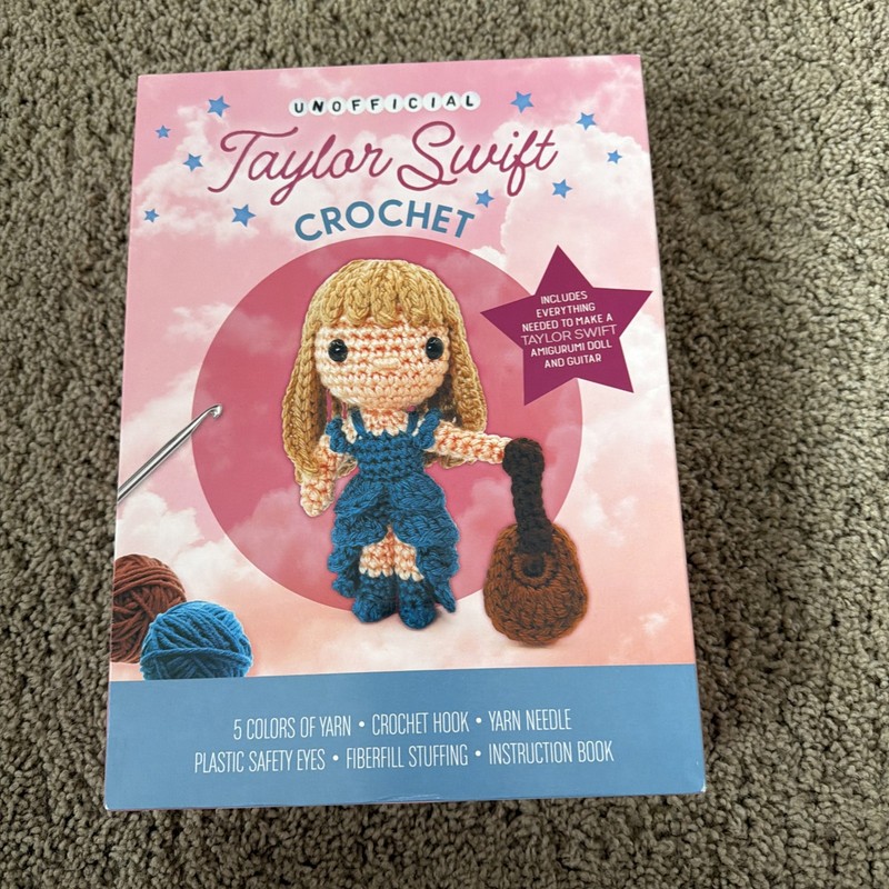 Unofficial Taylor Swift Crochet Kit Chartwell Books Amigurumi Doll Guitar Set