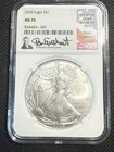 2025 Eagle S$1 NGC MS70 Don Everhart Signed Label American Silver Eagle