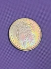 New Listing🌈1883 $1 Morgan Silver Dollar🌈Rainbow naturally toned #3