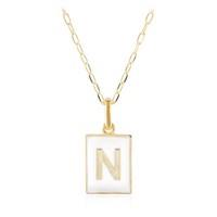 Cavill Damen Halskette 925 Sterling Silber Vergoldet Mit AnhäNger Modern