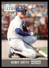 Robin Yount 1991 Ultra #184 Brewers MLB READ FREE SHIPPING AutographDen