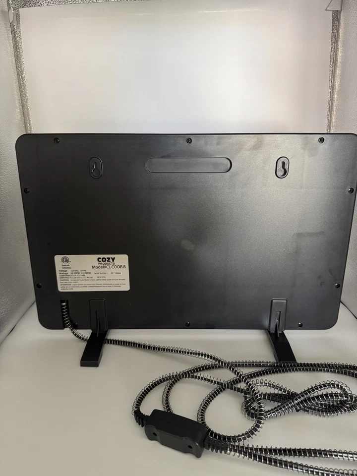 Aquecedor de galinheiro sistema de aquecimento radiante CL-COOP-R 200W elétrico cozi  - Imagem 4 de 4