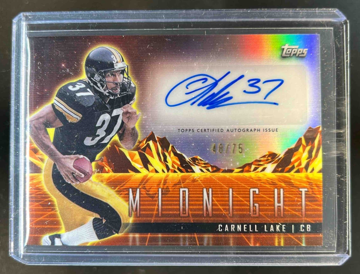 2024 Topps Midnight Carnell Lake Horizon Signatures Dusk Auto #48/75