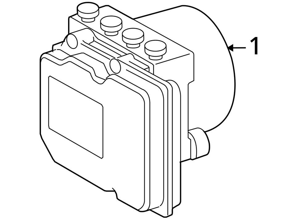 Módulo de control de bomba ABS Toyota Venza 2013-2016 H5TOV Foto 4 de 4