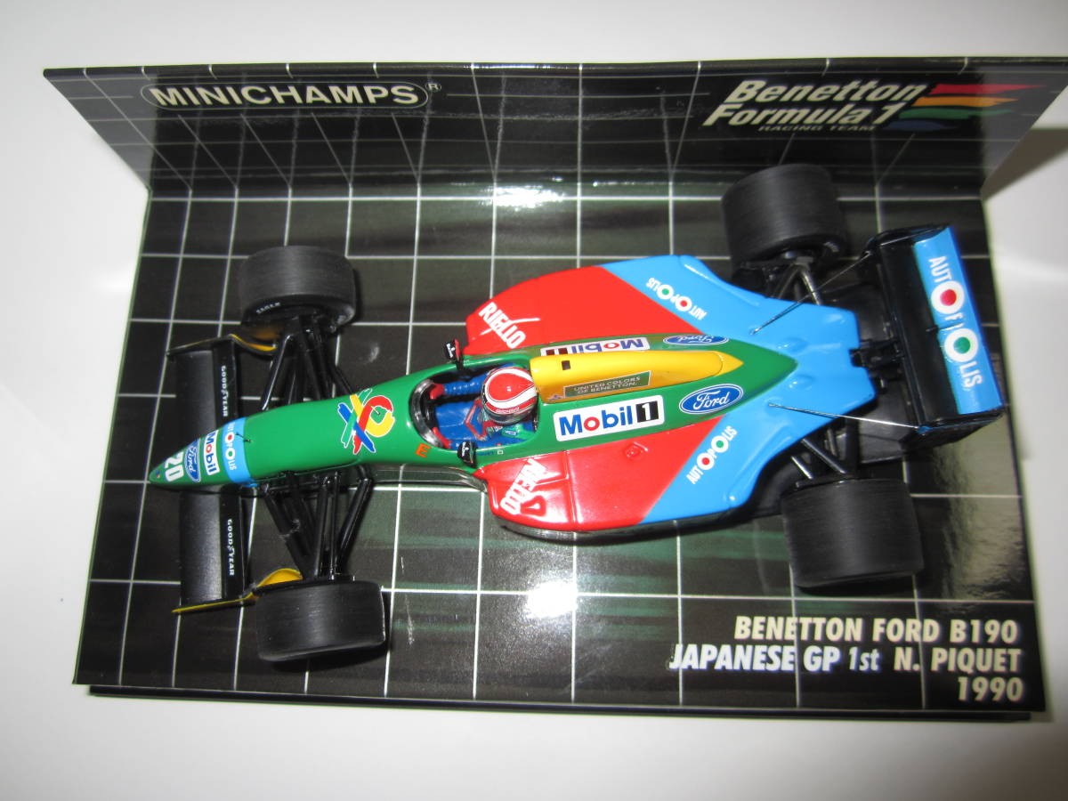 BENETTON B190 1990 Nelson Piquet ミニカー Formula 1 Benetton