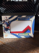 2024 Panini Immaculate Collection Standard Jumbo Gold 4 Color /10 James Cook Buf