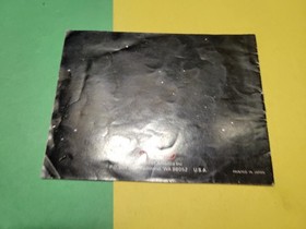 Wild Gunman Manual de Instrucciones Folleto Nintendo Nes Aut&eacute;ntico Caja Negra &iexcl;Sin C&oacute;digo!