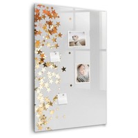 Glas Whiteboard Beschreibbar Trocken Abwischbar Mit Schwarzem Marker Sterne