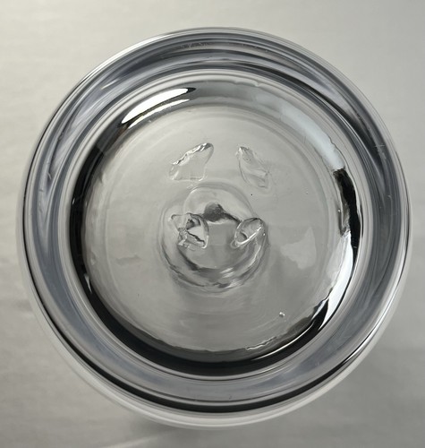 Simon Pearce Addison 9-1/2" Vase mundgeblasen klar dicke abgerundete Lippe - Bild 15 von 20