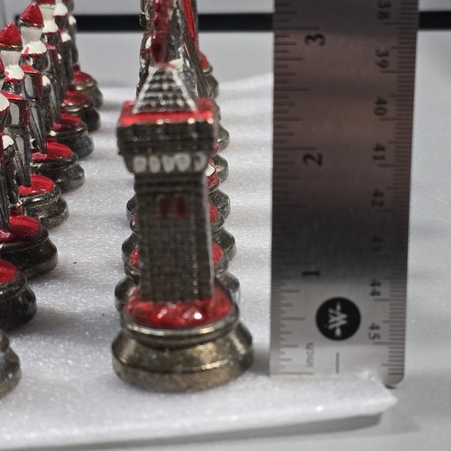 Vintage European Royalty Chess Set Pieces ~ Hand-painted ~ Made In Italy~ Heavy - Picture 14 of 24