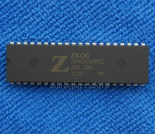 10pcs Z84C0020PEC Z84C0020  NMOS/CMOS Z80 CPU CENTRAL PROCESSING UNIT DIP-40