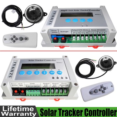 DC12V/24V Single/Dual Axis Panel Tracking Sun Tracker Controller W/ Light Sensor