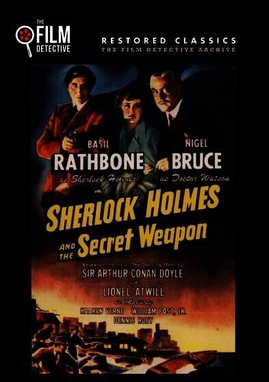 Sherlock Holmes and the Secret Weapon (DVD) Basil Rathbone Nigel Bruce