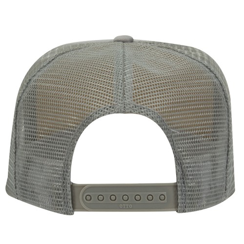 OTTO 5 Panel High Crown Polyester Foam Front Mesh Back Snapback Trucker Cap - Picture 32 of 119