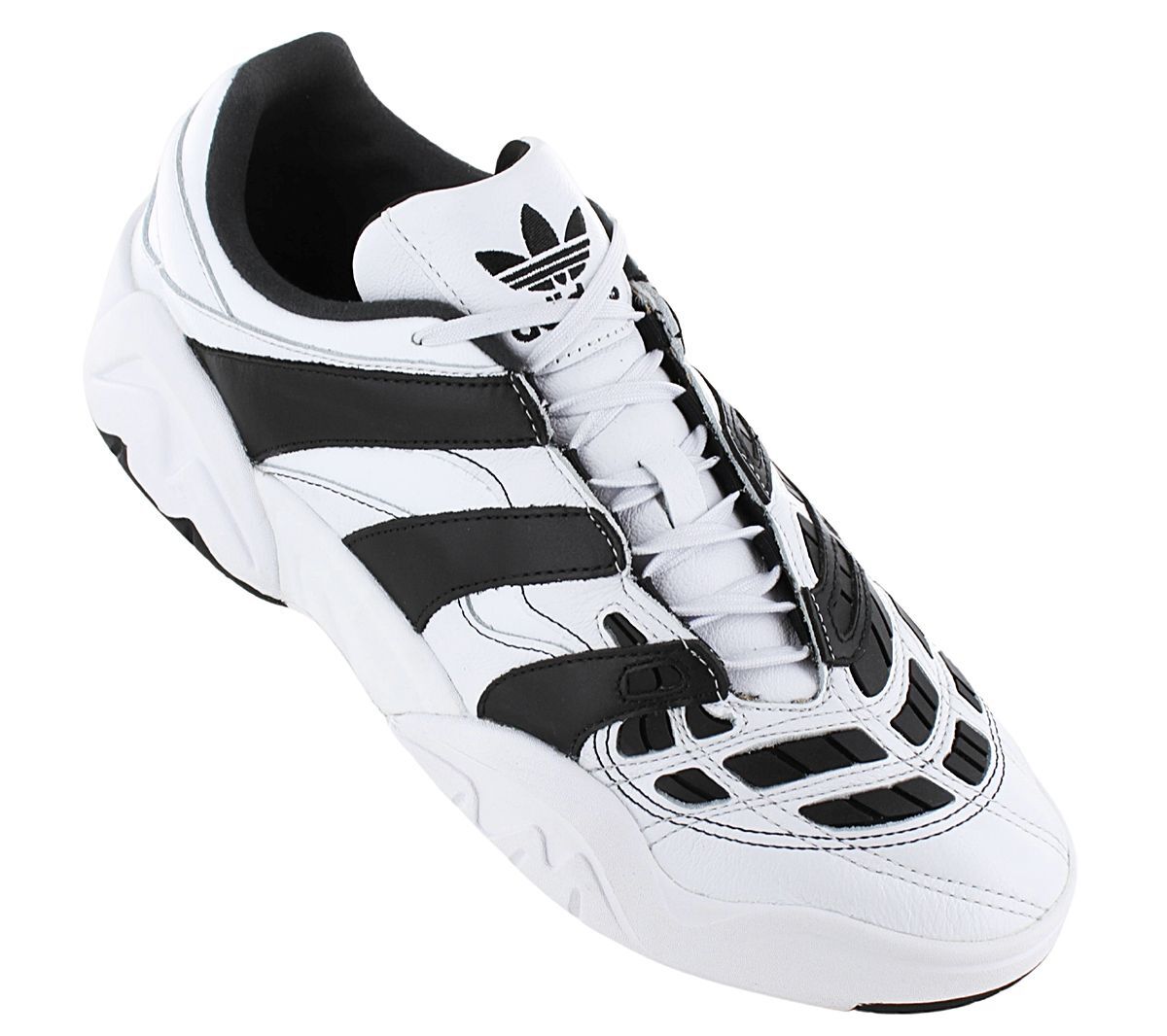 Size 9.5 - adidas Predator XLG White Black for sale online | eBay
