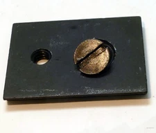 33X44mm Metal Plate for Tripod vintage w/ 1/4" screw