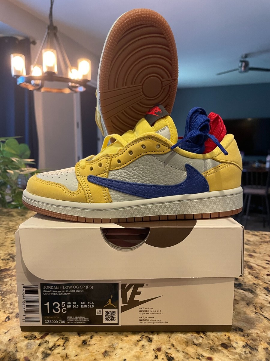 Size 13.5C - Jordan 1 Low X Travis Scott 