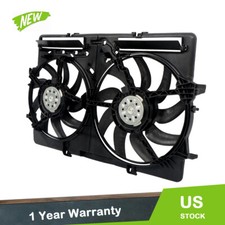 For Audi A5 Q3 A6 A4 Q5 2.0L L4/3.0L 3.2L V6 Dual Radiator Cooling Fan Assembly
