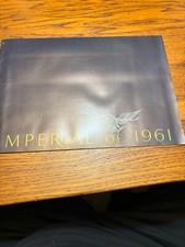 Chrysler Imperial Cars For 1961 Brochure SMPA