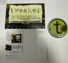 TWEAKER The Atraction to,,, 2 POSTCARD +1 STICKER PROMOTIONAL NEW