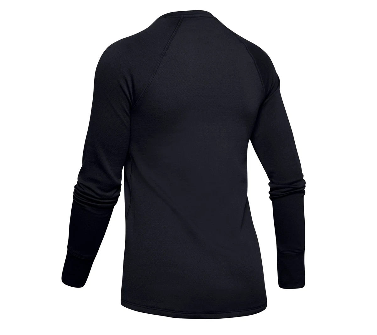 Under Armour Women's Base 3.0 Crew Black ColdGear Base Layer #1343320-001