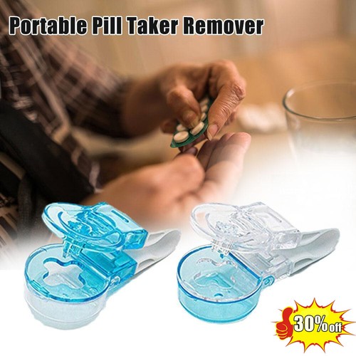 1xPortable Pill Taker Remover,Tablets Pills Blister Pack Opener